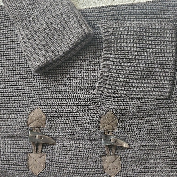 Brown knit Worth cardigan coat - Picture 5 of 6